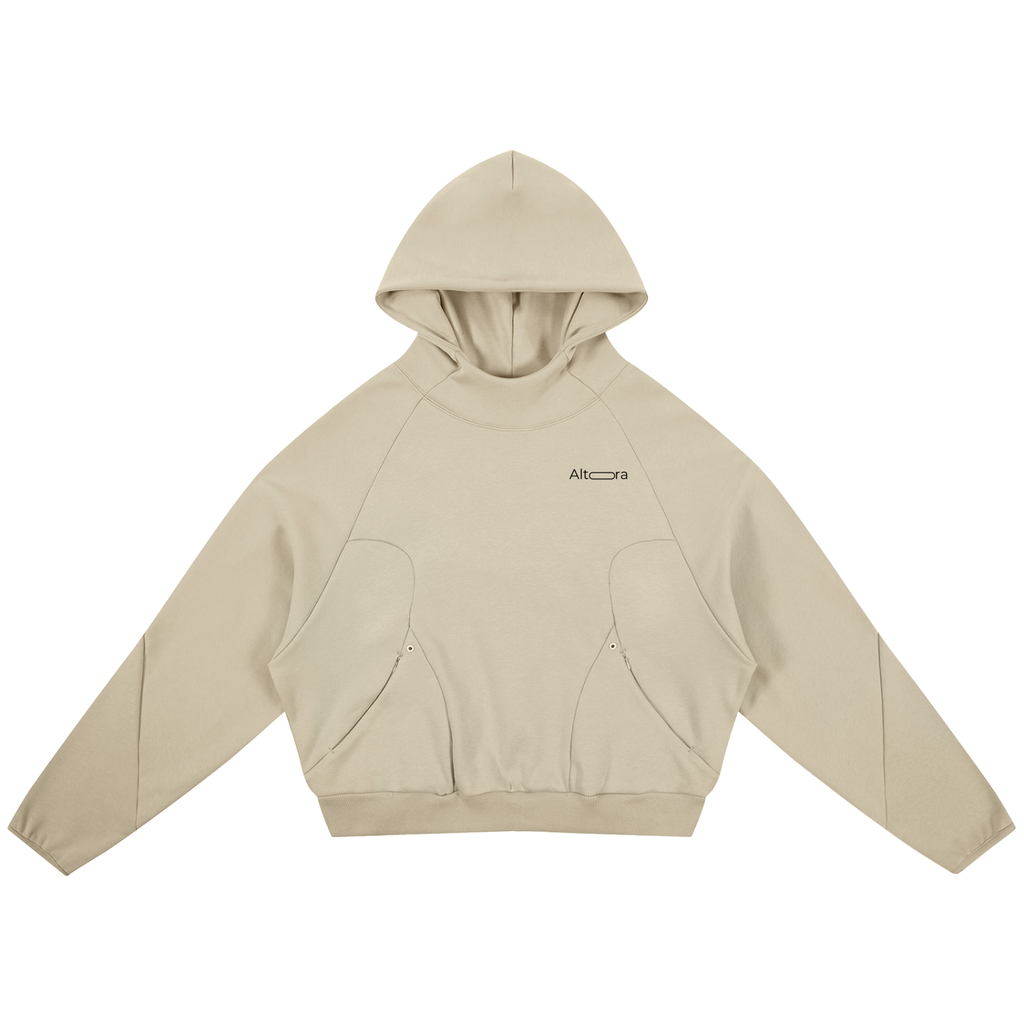 Unisex Light Curved Raglan Hoodie
