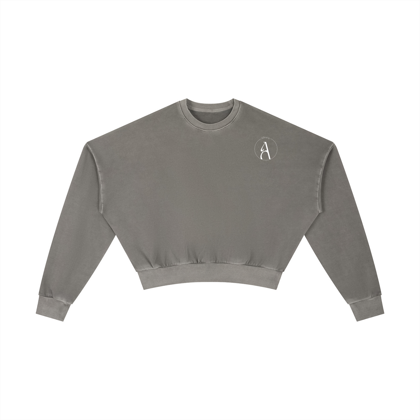 Women's Washed Cropped Sweatshirt