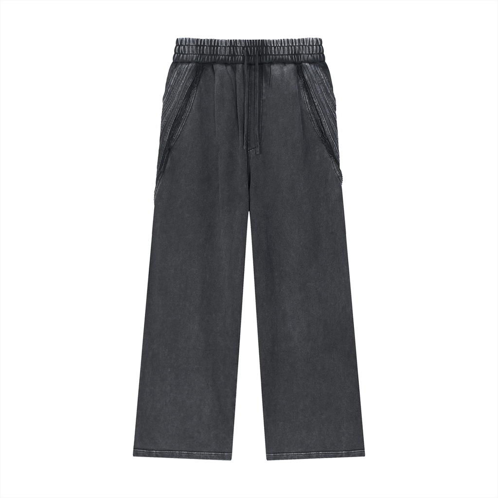Unisex Dark Washed Tape Edge Sweats