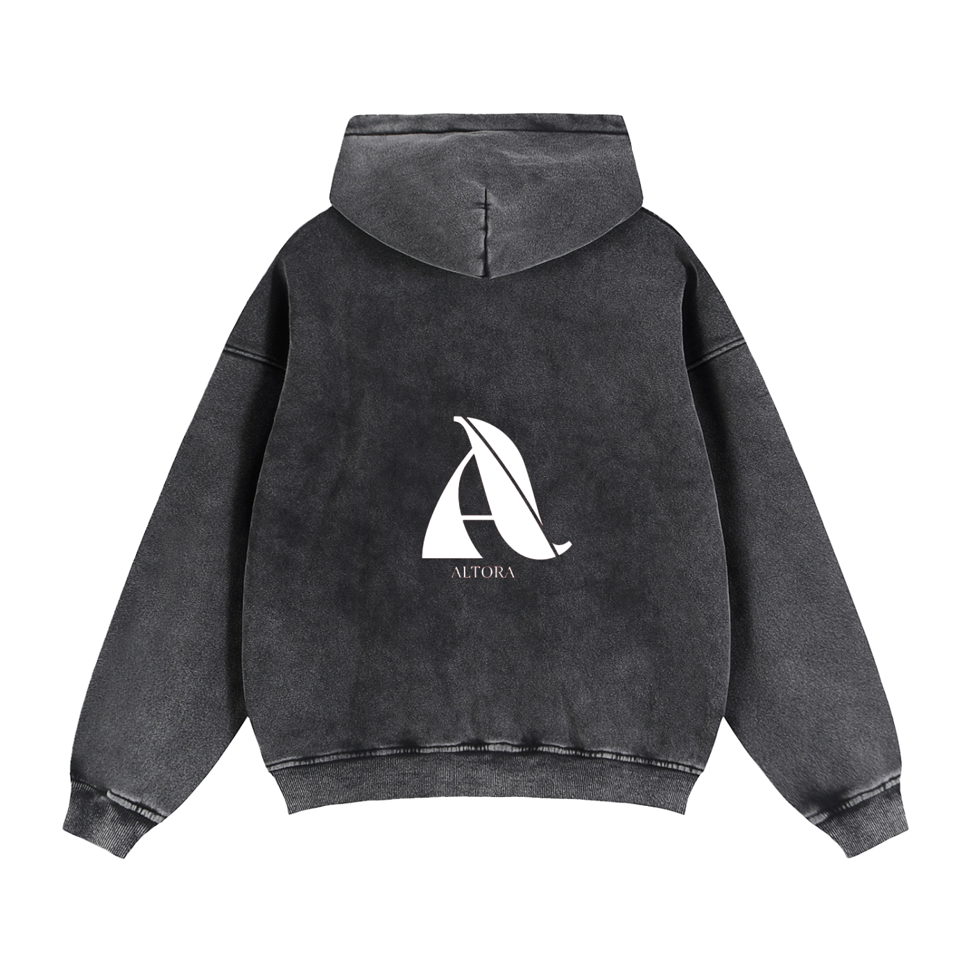 Unisex Zip Boxy Fleece Hoodie