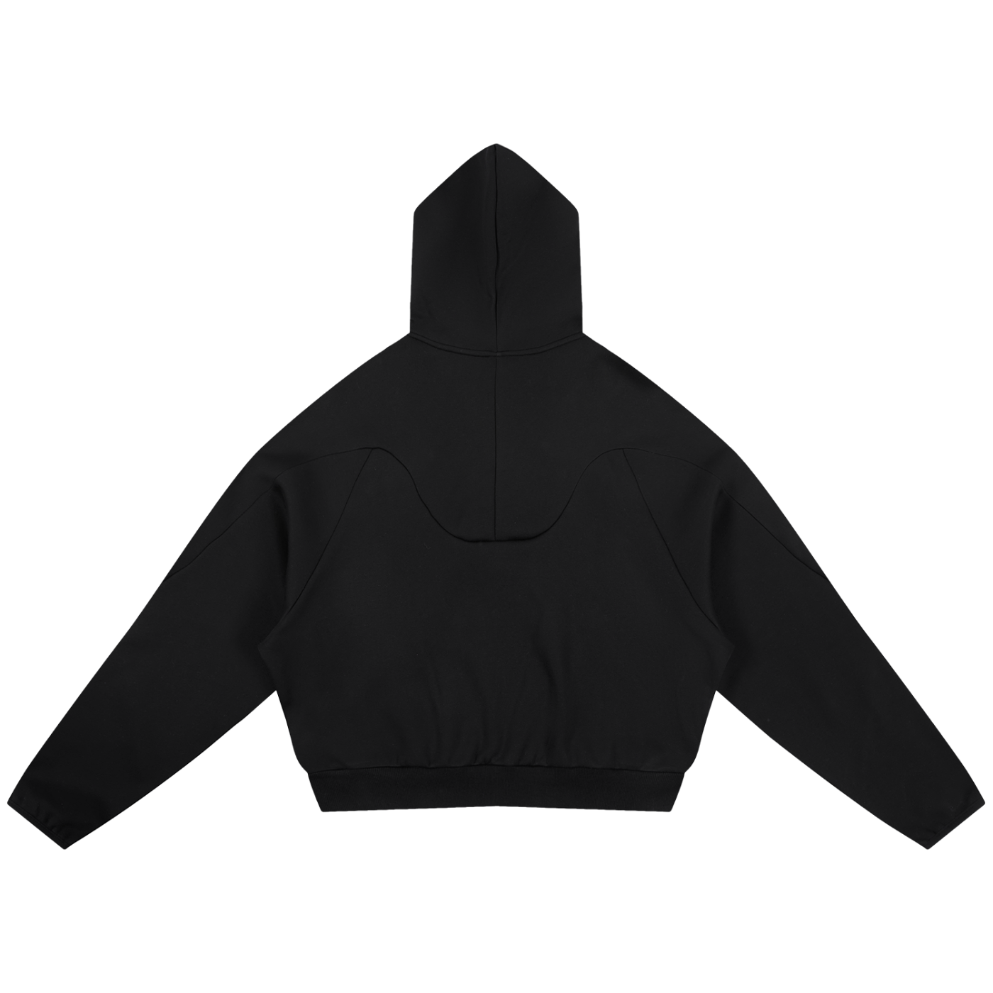 Unisex Dark Curved Raglan Hoodie