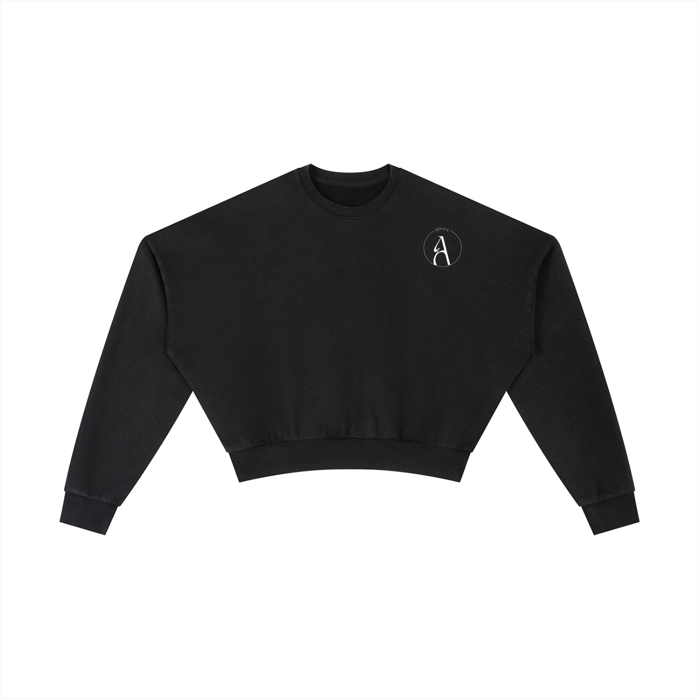 Women's Washed Cropped Sweatshirt