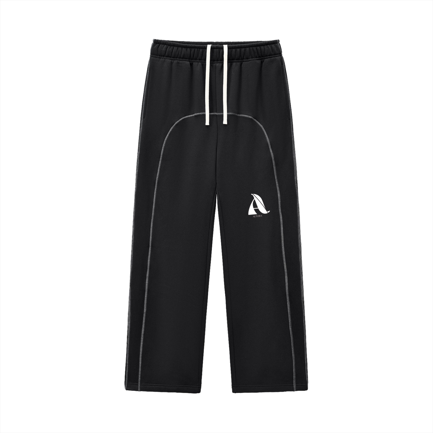 Unisex Contrasted Fleece Sweatpants