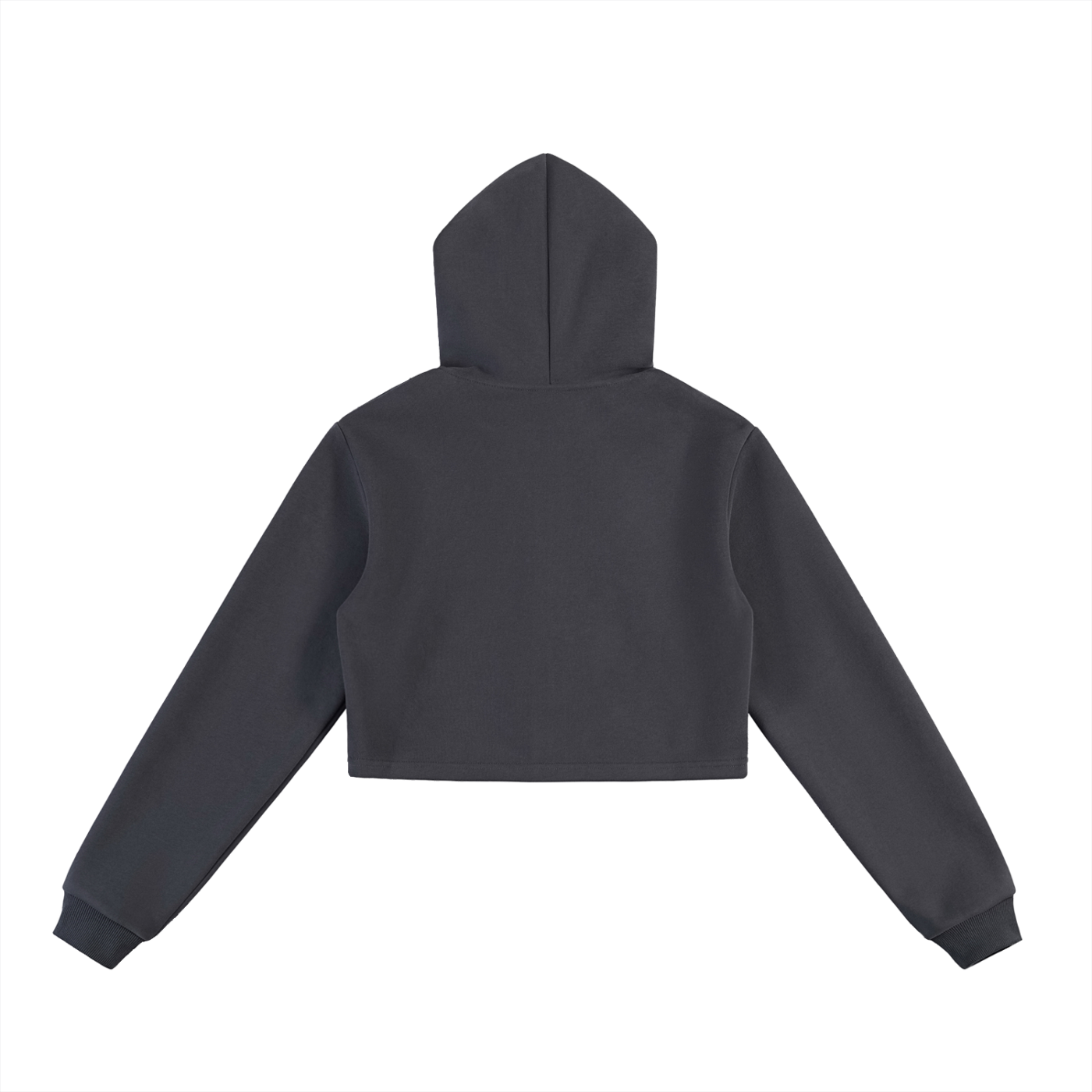 Women's Cropped Zip-Up Hoodie
