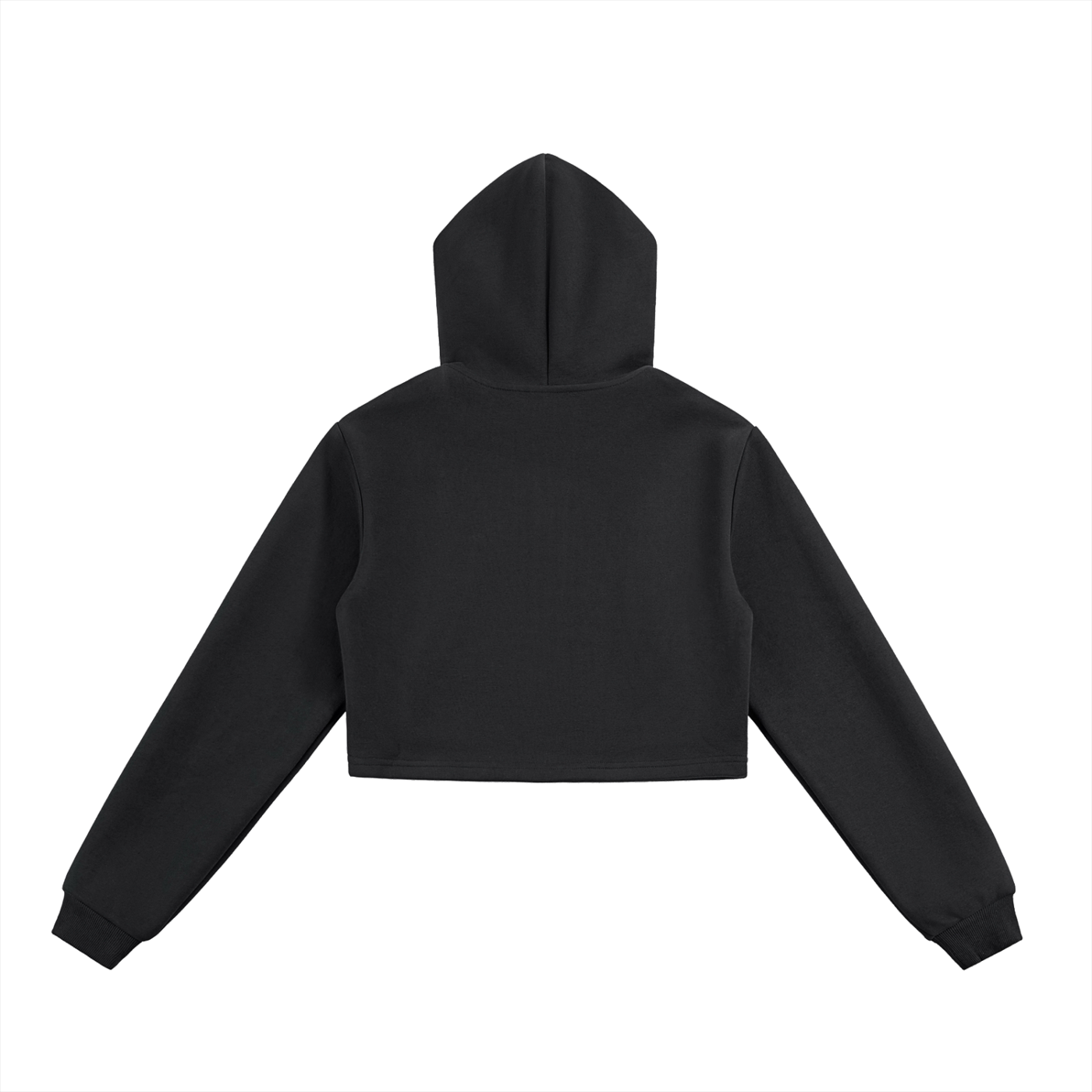 Women's Cropped Zip-Up Hoodie