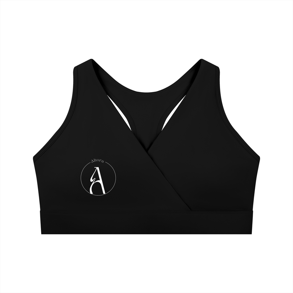 Women's Crossover V-Neck Sports Bra
