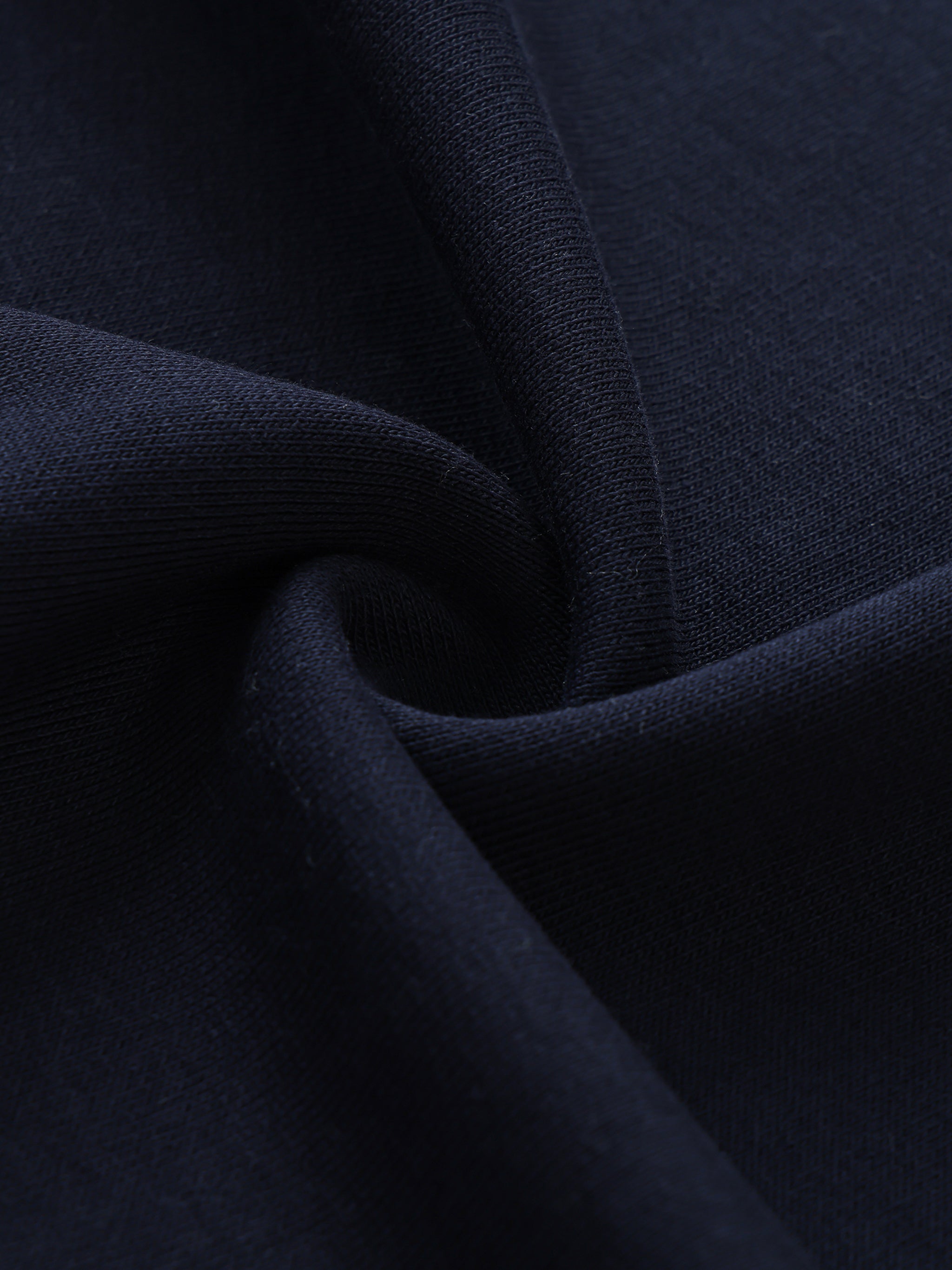 Unisex Striped Lapel Collar
