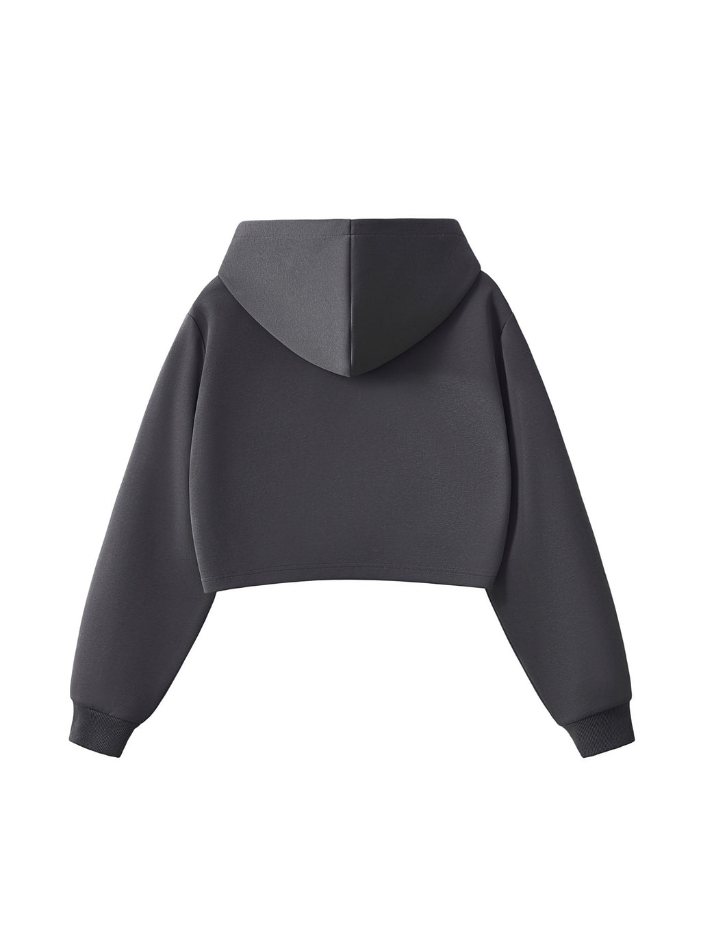 Women's Cropped Zip-Up Hoodie