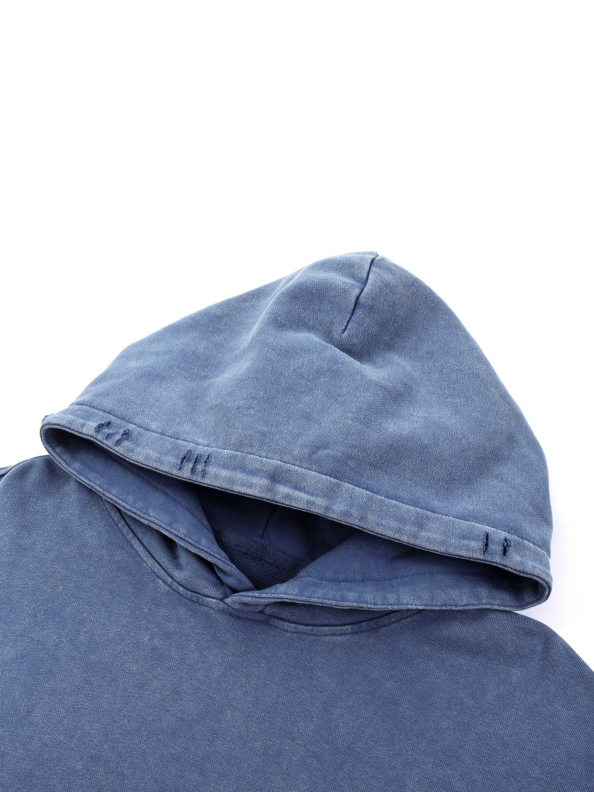 Unisex Wash Frayed Heavyweight  Hoodie